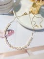 thumb Copper Alloy Cubic Zirconia White Trend Choker Necklace 0