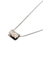 thumb Brass Smooth Geometric Minimalist Trend Korean Fashion Necklace 3