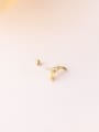 thumb Brass Cubic Zirconia Friut Cute Single Earring 3