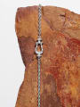 thumb Brass Hollow Geometric zircon Vintage Chain Necklace 0