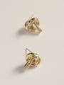thumb Brass Knot Minimalist Stud Trend Korean Fashion Earring 2