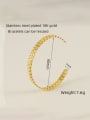 thumb Stainless steel Geometric Hip Hop Cuff Bangle 2