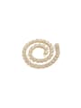 thumb Brass Cubic Zirconia Geometric Luxury Necklace 0