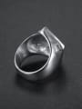 thumb Stainless steel digital Triangle Vintage Band Ring 4