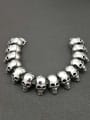thumb Titanium Steel Skull Hip Hop Bracelet For Men 0