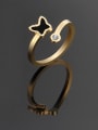 thumb Titanium Rosary Minimalist Band Ring 3