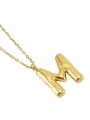 thumb Stainless steel Letter Hip Hop Necklace 2