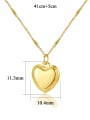 thumb Titanium Steel Heart Minimalist Necklace 3