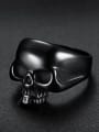 thumb Stainless steel Skull Vintage Band Ring 3