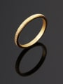 thumb Titanium Round Minimalist Band Ring 1