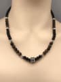 thumb Stainless steel Natural Stone Bohemia Beaded Necklace 2
