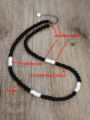 thumb Stainless steel Natural Stone Geometric Bohemia Beaded Necklace 3
