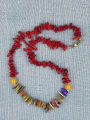 thumb Stainless steel Natural Stone Irregular Bohemia Beaded Necklace 0