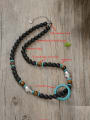 thumb Stainless steel Natural Stone Geometric Bohemia Beaded Necklace 2