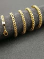 thumb Titanium Steel Hollow Geometric Chain Vintage Cable Chain For Men 3