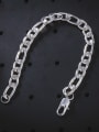 thumb Titanium Steel Geometric Hip Hop Link Bracelet 3