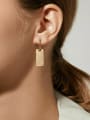 thumb Stainless steel Geometric Minimalist Drop Earring 1