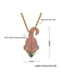 thumb Brass Cubic Zirconia Anime Dragon Ball Protagonist Hip Hop Necklace 2