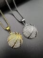 thumb Stainless steel Round Cubic Zirconia Trend Pendant 1