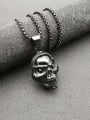 thumb Titanium Steel Skull Hip Hop Necklace For Men 3