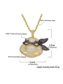 thumb Brass Cubic Zirconia Cool anime Hip Hop Necklace 2