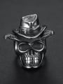 thumb Stainless steel Skull Vintage Band Ring 1