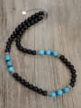 thumb Stainless steel Natural Stone Bohemia Beaded Necklace 0