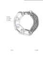 thumb Titanium Steel Acrylic Geometric Hip Hop Link Bracelet 3