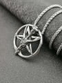 thumb Titanium Star Hip Hop Necklace For Men 3