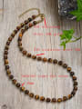 thumb Stainless steel Natural Stone Bohemia Beaded Necklace 1