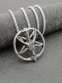 thumb Titanium Star Hip Hop Necklace For Men 2