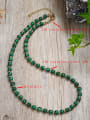 thumb Stainless steel Natural Stone Bohemia Beaded Necklace 3