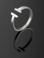 thumb Titanium  Minimalist Band Ring 1