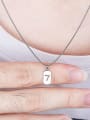 thumb Titanium Steel Geometric Minimalist Necklace 1