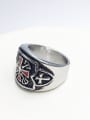 thumb Stainless steel cross  Vintage Band Ring 3