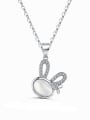 thumb 925 Sterling Silver Rabbit Necklace 0