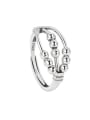 thumb 925 Sterling Silver Letter Vintage Stackable Ring 4