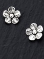 thumb 925 Sterling Silver Flower Charm Height : 9 mm , Width: 9 mm 0