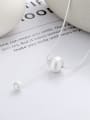 thumb 925 Sterling Silver Ball Trend Tassel Necklace 2