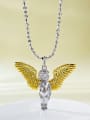 thumb 925 Sterling Silver Angel Vintage Necklace 0