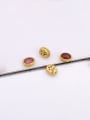 thumb S925 Sterling Silver Ancient Gold Oval Beanie Beads 1