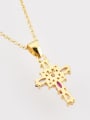 thumb 925 Sterling Silver Cubic Zirconia Cross Dainty Regligious Necklace 2