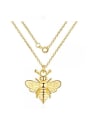 thumb 925 Sterling Silver Bee Cute Necklace 4