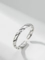 thumb 925 Sterling Silver Round Vintage Band Ring 0