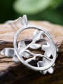 thumb 925 Sterling Silver Creative ancient style petals flying butterfly garden Artisan Pendant 2