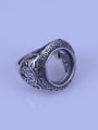 thumb 925 Sterling Silver Round Ring Setting Stone size: 14*14mm 2