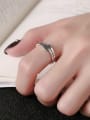 thumb 925 Sterling Silver Letter Vintage Ring 1