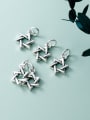 thumb 925 Sterling Silver Star Charm Height : 14.5 mm , Width: 10..5 mm 1