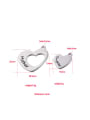 thumb Stainless steel Letter Heart Trend Pendant 2