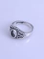 thumb 925 Sterling Silver Geometric Ring Setting Stone size: 5*7mm 1
